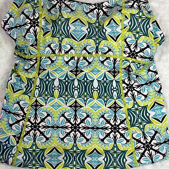 Athleta Tankini Swim Top  Built in soft Bra Womens size XS - Picture 2 of 6